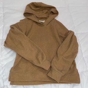 Abercrombie & Fitch Light Sweater Hoodie Top Brown